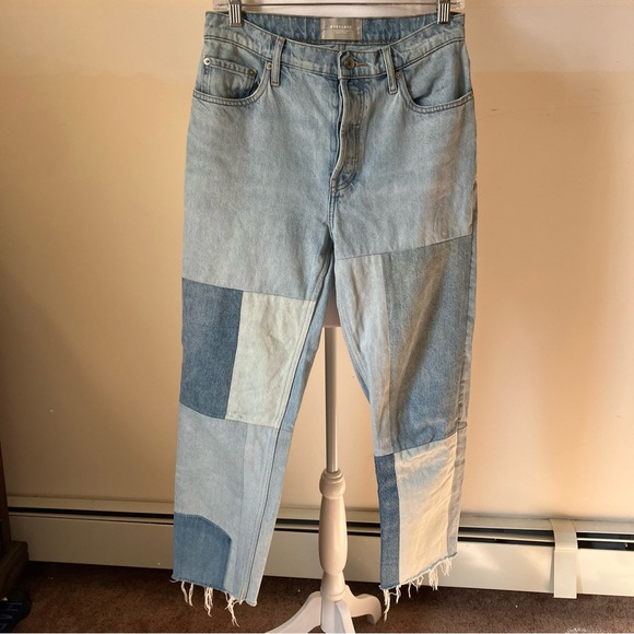 Everlane Women’s The 90s Cheeky Patchwork Ankle Jean size 28 - Picture 3 of 13